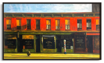 Inspiration New York Movie Hopper - peinture à l'huile