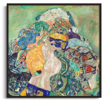 Inspiration Bébé Klimt - peinture à l'huile