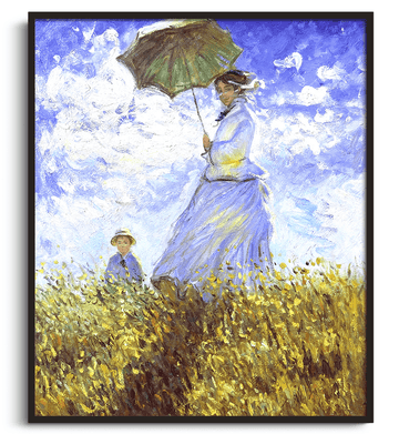 Inspiration La Promenade Monet - peinture à l'huile